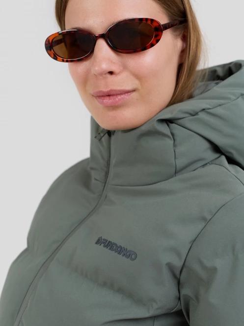 Fundango Everwind Padded Jacket damski pikowana kurtka zimowa zielony 6