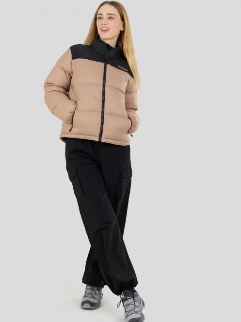 Fundango Nina Padded Jacket damski pikowana kurtka zimowa brąz 4
