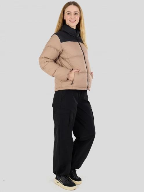 Fundango Nina Padded Jacket damski pikowana kurtka zimowa brąz 5
