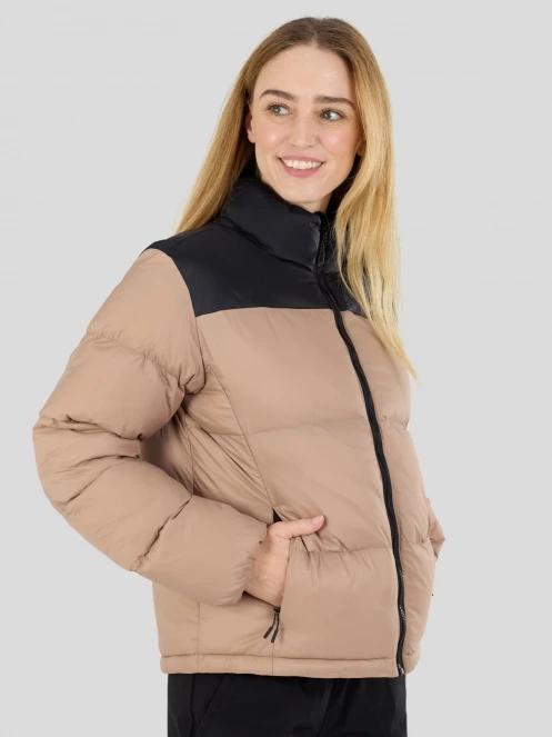 Fundango Nina Padded Jacket damski pikowana kurtka zimowa brąz 6