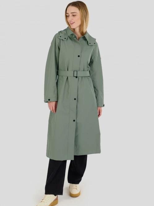 Fundango Brighton Trenchcoat damski prochowiec zielony 4