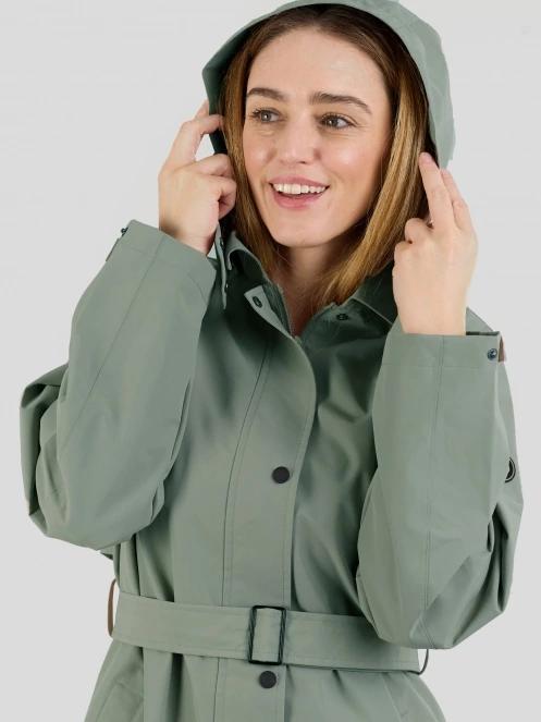 Fundango Brighton Trenchcoat damski prochowiec zielony 6