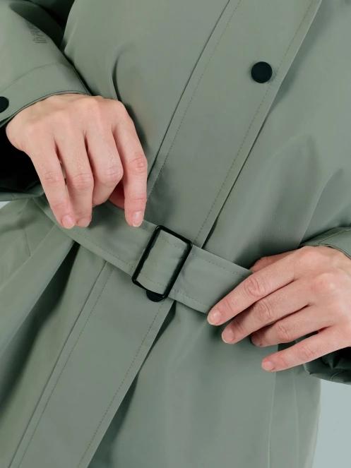 Fundango Brighton Trenchcoat damski prochowiec zielony 7