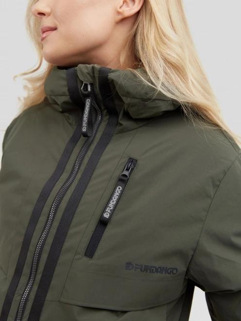 Fundango Carya Parka Jacket damski kurtka wyjściowa oliwka 6