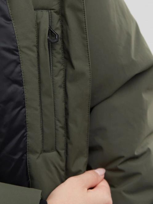 Fundango Carya Parka Jacket damski kurtka wyjściowa oliwka 7