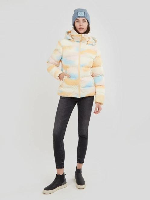 Fundango Amber Padded Jacket damski kurtka wyjściowa wielokolorowy 4
