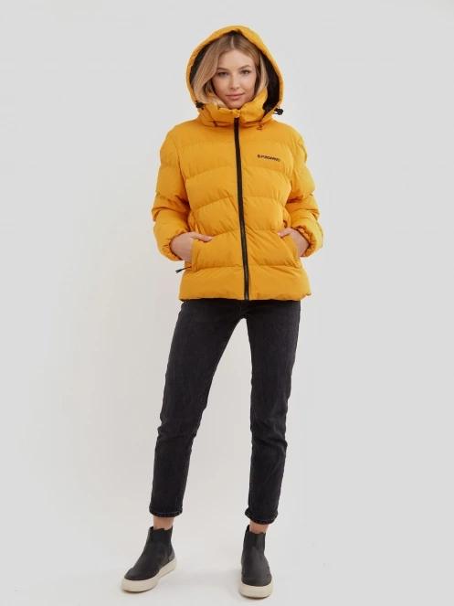 Fundango Amber Padded Jacket damski kurtka wyjściowa żółty 4