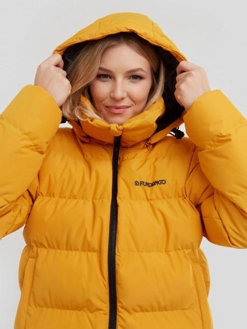 Fundango Amber Padded Jacket damski kurtka wyjściowa żółty 6