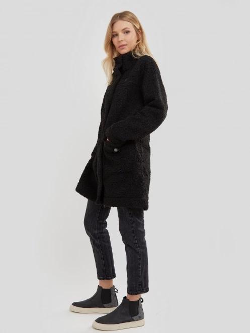 Fundango Elle Fleece Jacket damski kurtka wyjściowa czarny 4