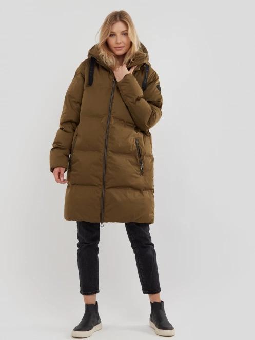 Fundango Vanessa Padded Jacket damski kurtka zimowa oliwka 4