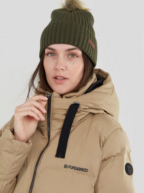 Fundango Vanessa Padded Jacket damski kurtka zimowa brąz 6