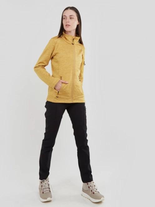 Fundango Antila Fleece Jacket damski bluza z polaru żółty 4