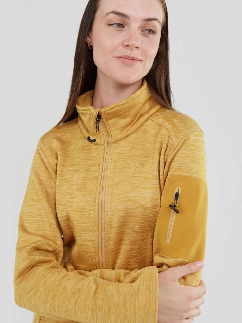 Fundango Antila Fleece Jacket damski bluza z polaru żółty 5