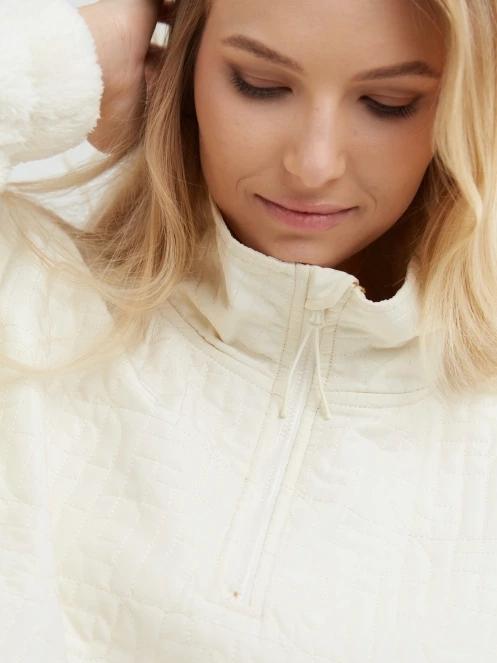 Fundango Calypso Hybrid Pullover damski bluza z polaru brąz 7