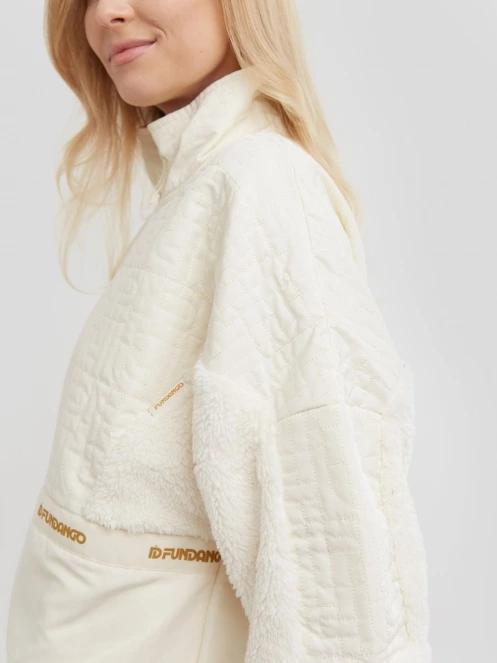 Fundango Calypso Hybrid Pullover damski bluza z polaru brąz 8