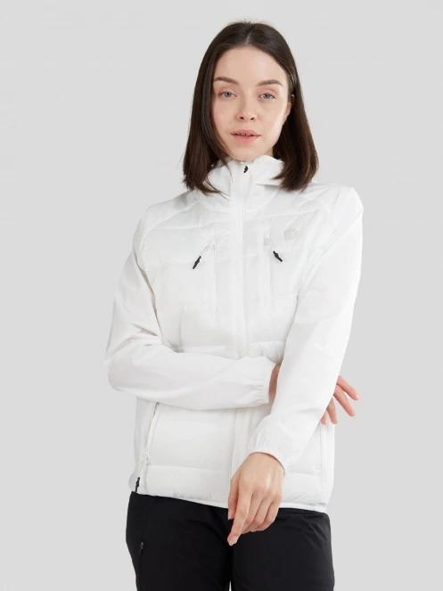 Fundango Mina Hybrid Jacket damski kurtka softshell biały 5