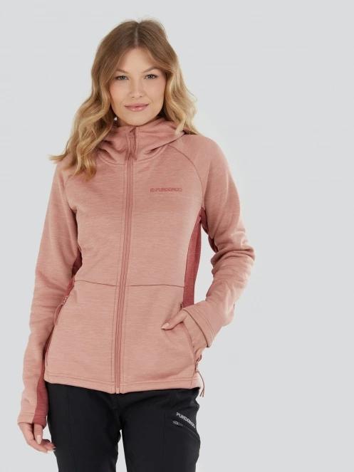 Fundango Alita Fleece Jacket damski bluza z polaru różowy 2