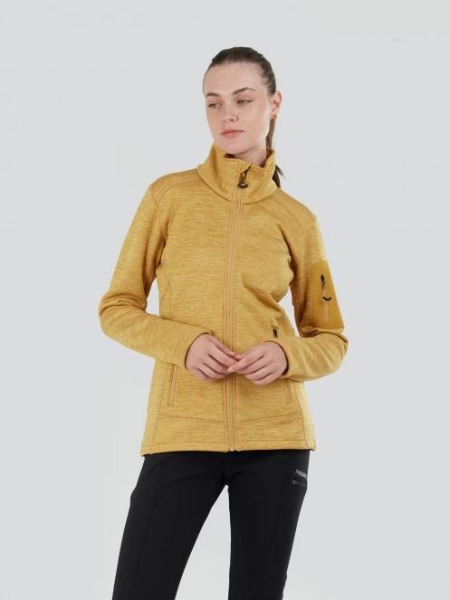 Fundango Antila Fleece Jacket damski bluza z polaru żółty 2