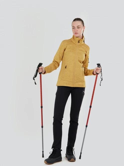 Fundango Antila Fleece Jacket damski bluza z polaru żółty 4