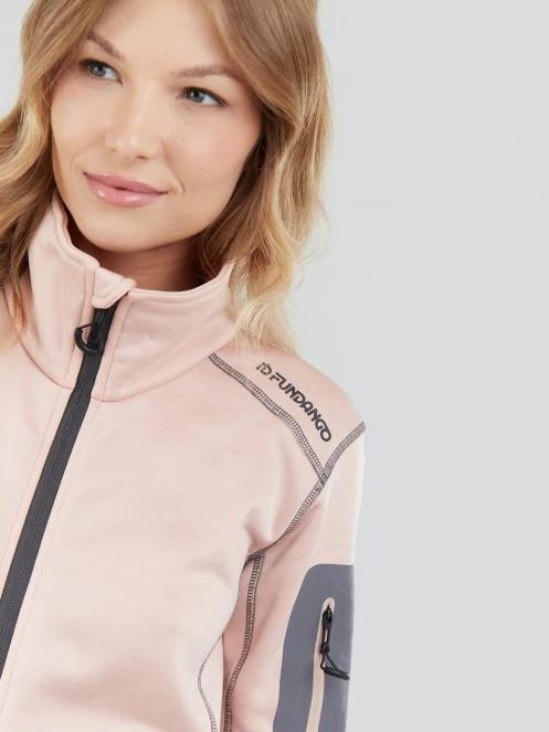 Fundango Antila Fleece Jacket damski bluza z polaru różowy 5
