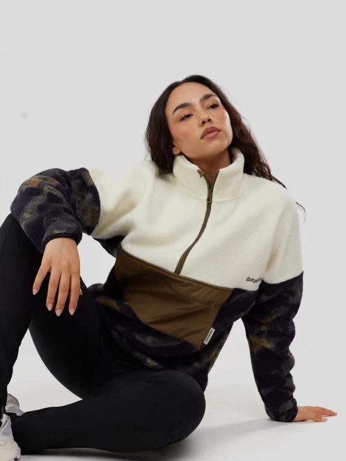 Fundango Riva Hybrid Pullover damski hybrydowa warstwa pośrednia wielokolorowy 5