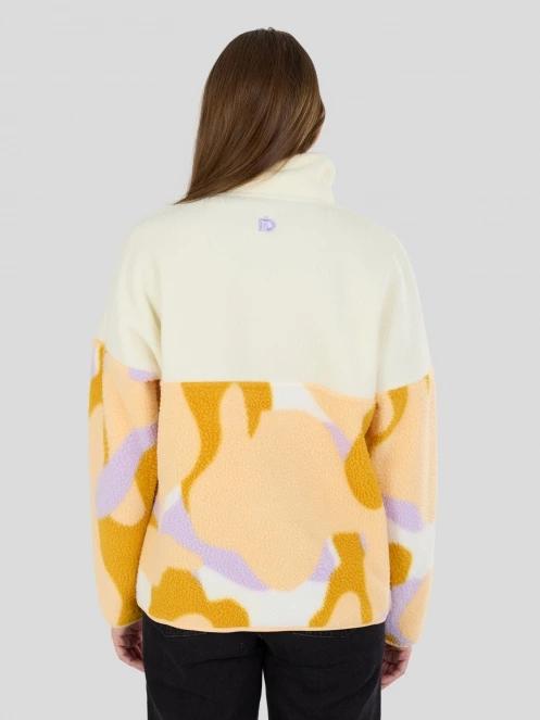 Fundango Riva Hybrid Pullover damski hybrydowa warstwa pośrednia biały 3