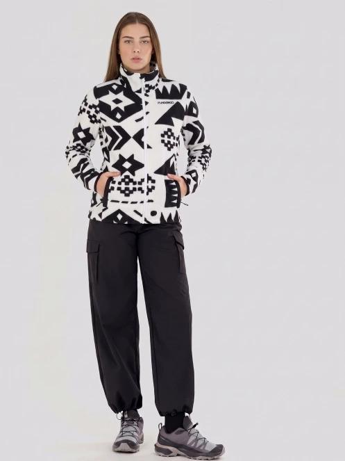 Fundango Serena Fleece Jacket damski bluza z polaru biały 4