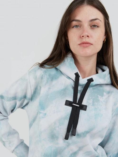 Fundango Challenger Pullover damski sweter z kapturem jasnoniebieski 4
