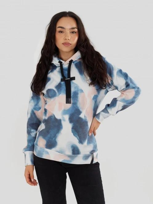 Fundango Challenger Pullover damski sweter z kapturem niebieski 6