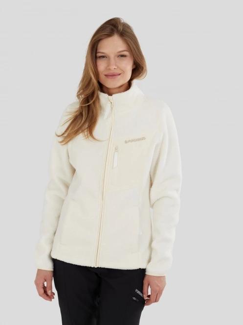 Fundango Shiloh Fleece Jacket damski bluza z polaru biały 4