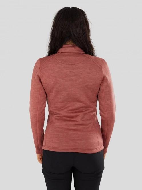 Fundango Antilles Melange Jacket damski bluza z polaru różowy 3