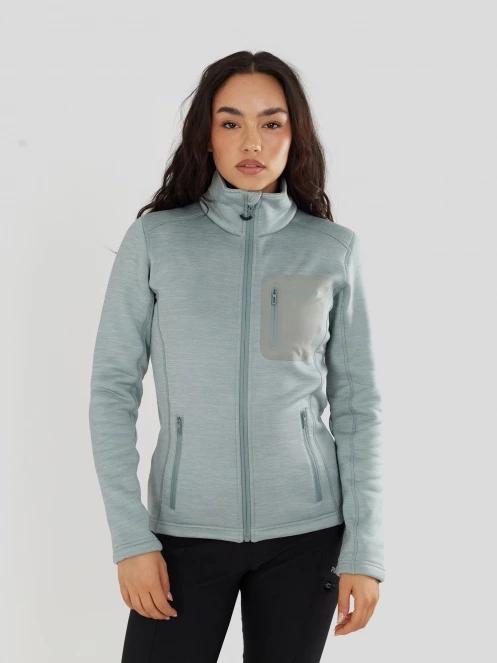 Fundango Antilles Melange Jacket damski bluza z polaru zielony 2