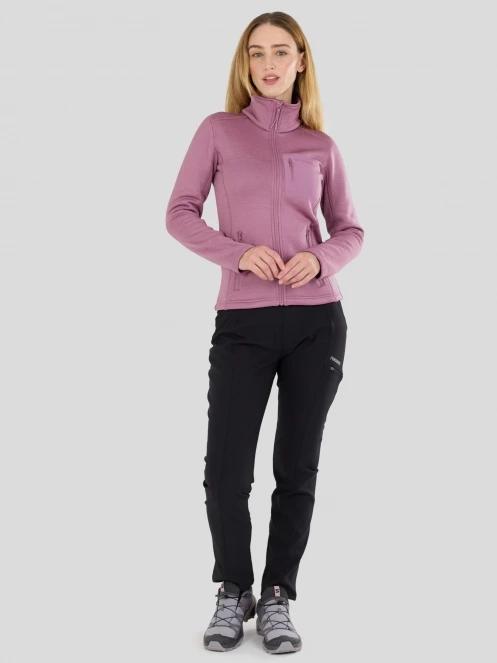 Fundango Antilles Melange Jacket damski bluza z polaru różowy 5