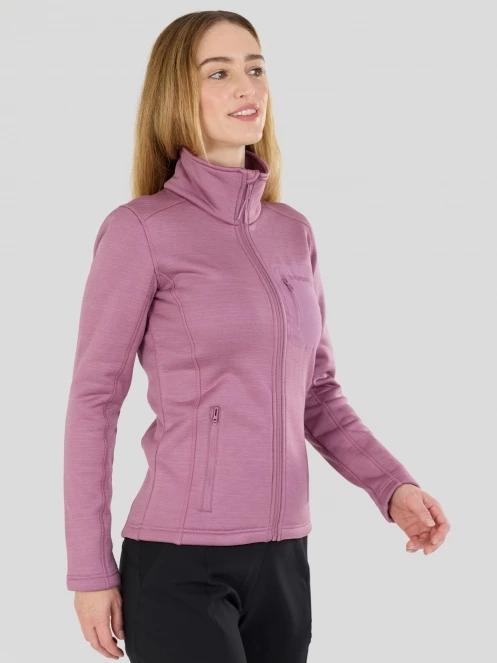 Fundango Antilles Melange Jacket damski bluza z polaru różowy 6