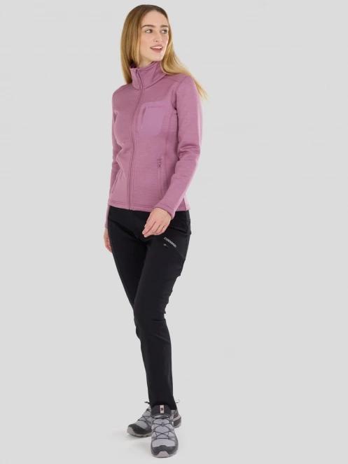 Fundango Antilles Melange Jacket damski bluza z polaru różowy 7