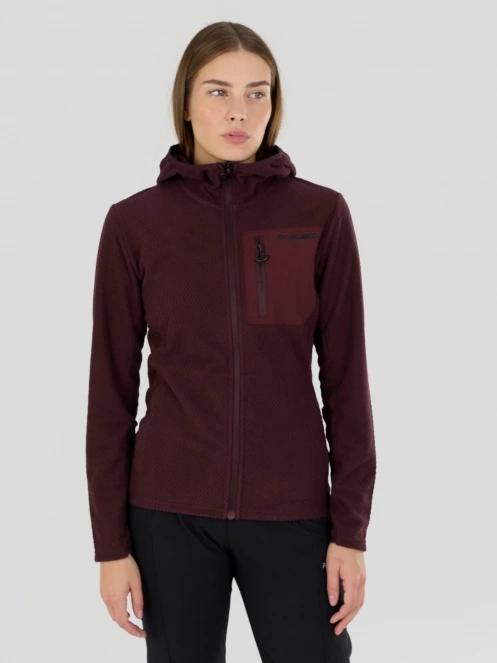 Fundango Nigata Full Zip Hoodie damski hybrydowa warstwa pośrednia fiolet 6