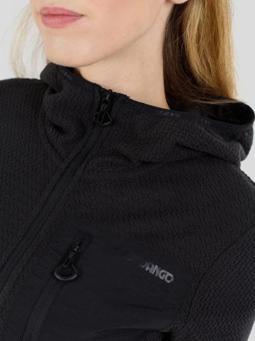 Fundango Nigata Full Zip Hoodie damski hybrydowa warstwa pośrednia czarny 7