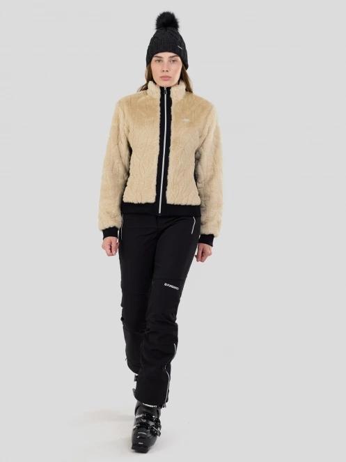 Fundango Marigold Shearling Jacket damski hybrydowa warstwa pośrednia piasek 7