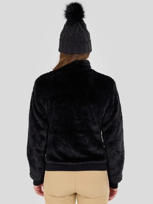 Fundango Marigold Shearling Jacket damski hybrydowa warstwa pośrednia czarny 3