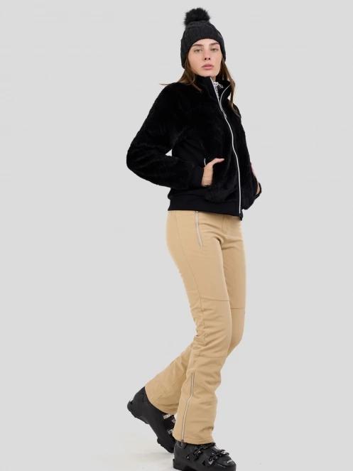 Fundango Marigold Shearling Jacket damski hybrydowa warstwa pośrednia czarny 4