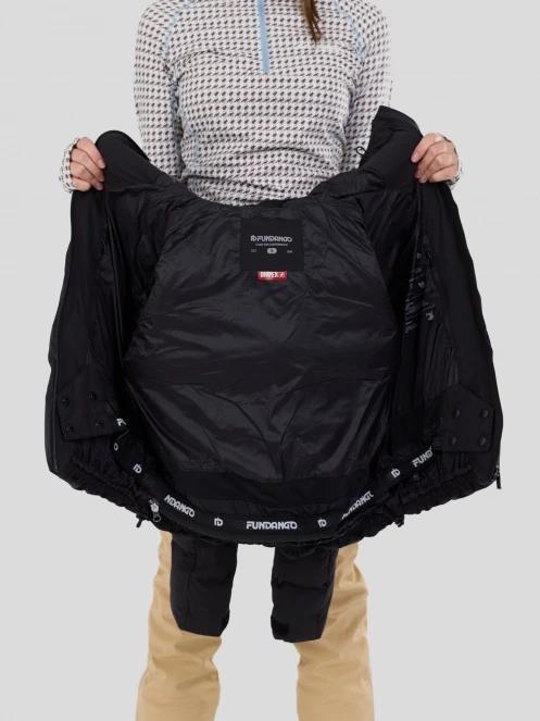 Fundango Marigold Shearling Jacket damski hybrydowa warstwa pośrednia czarny 5