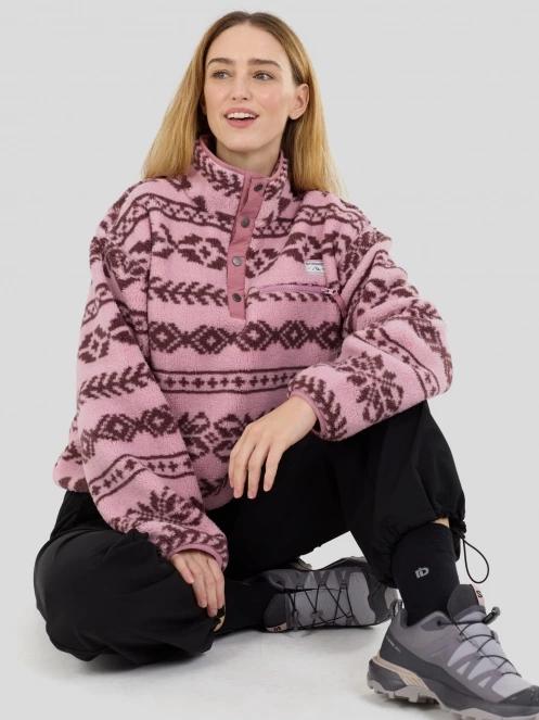 Fundango Pacha Fleece Jacket damski bluza z polaru różowy 7
