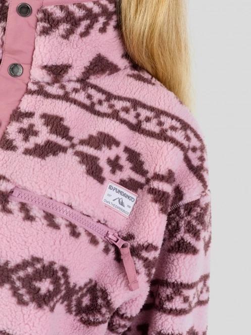 Fundango Pacha Fleece Jacket damski bluza z polaru różowy 8