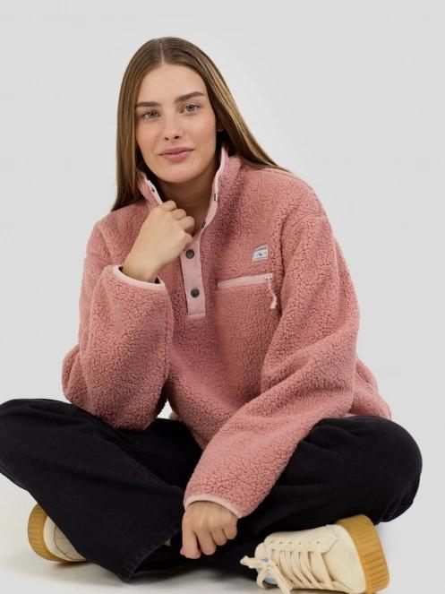 Fundango Pacha Fleece Jacket damski bluza z polaru różowy 5