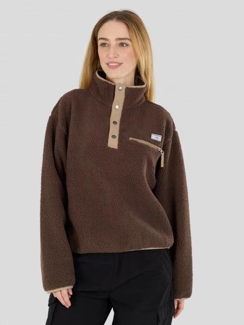 Fundango Pacha Fleece Jacket damski bluza z polaru brąz 2