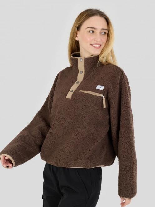 Fundango Pacha Fleece Jacket damski bluza z polaru brąz 5
