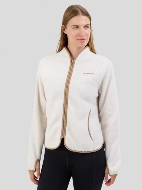Fundango Roselake Pile Jacket damski bluza z polaru biały 2