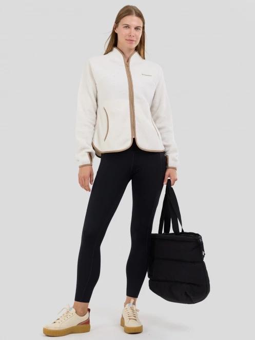 Fundango Roselake Pile Jacket damski bluza z polaru biały 5