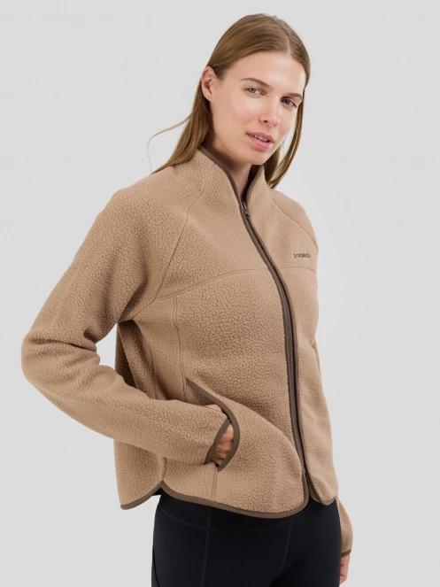 Fundango Roselake Pile Jacket damski bluza z polaru piasek 2