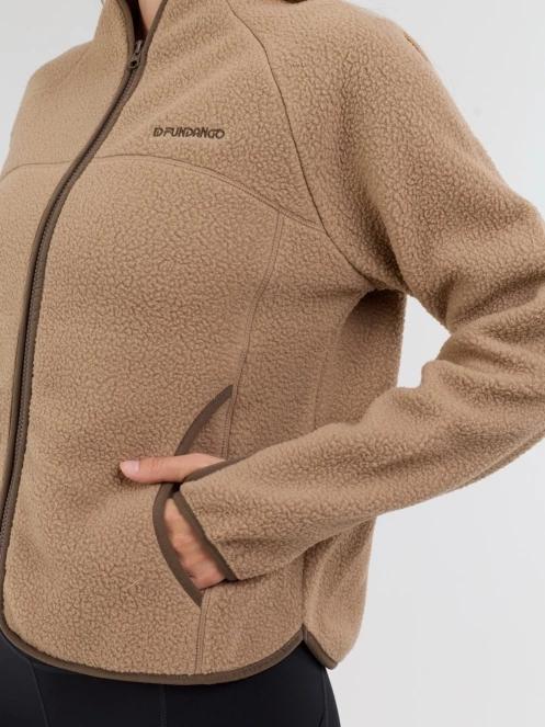 Fundango Roselake Pile Jacket damski bluza z polaru piasek 7